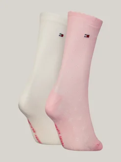 Skarpetki & Rajstopy*Tommy Hilfiger Zestaw 2 Par Lekkich Skarpet Dzianinowych PINK