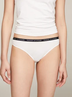 Figi|Bielizna*Tommy Hilfiger Zestaw 3 Par Majtek Z Logo W Talii MEDIUM GREY HTR/WHITE/BLACK