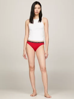 Figi|Bielizna*Tommy Hilfiger Zestaw 3 Par Majtek Z Logo W Talii DESERT SKY/WHITE/PRIMARY RED