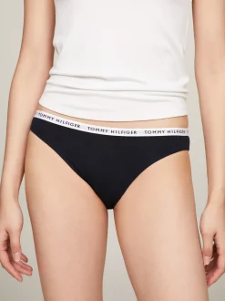 Figi|Bielizna*Tommy Hilfiger Zestaw 3 Par Majtek Z Logo W Talii DESERT SKY/WHITE/PRIMARY RED