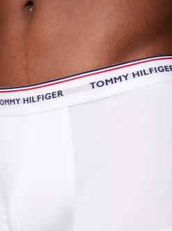 Kąpielówki|Multipacks*Tommy Hilfiger Zestaw 3 Par Obcisłych Bokserek Z Niskim Stanem WHITE