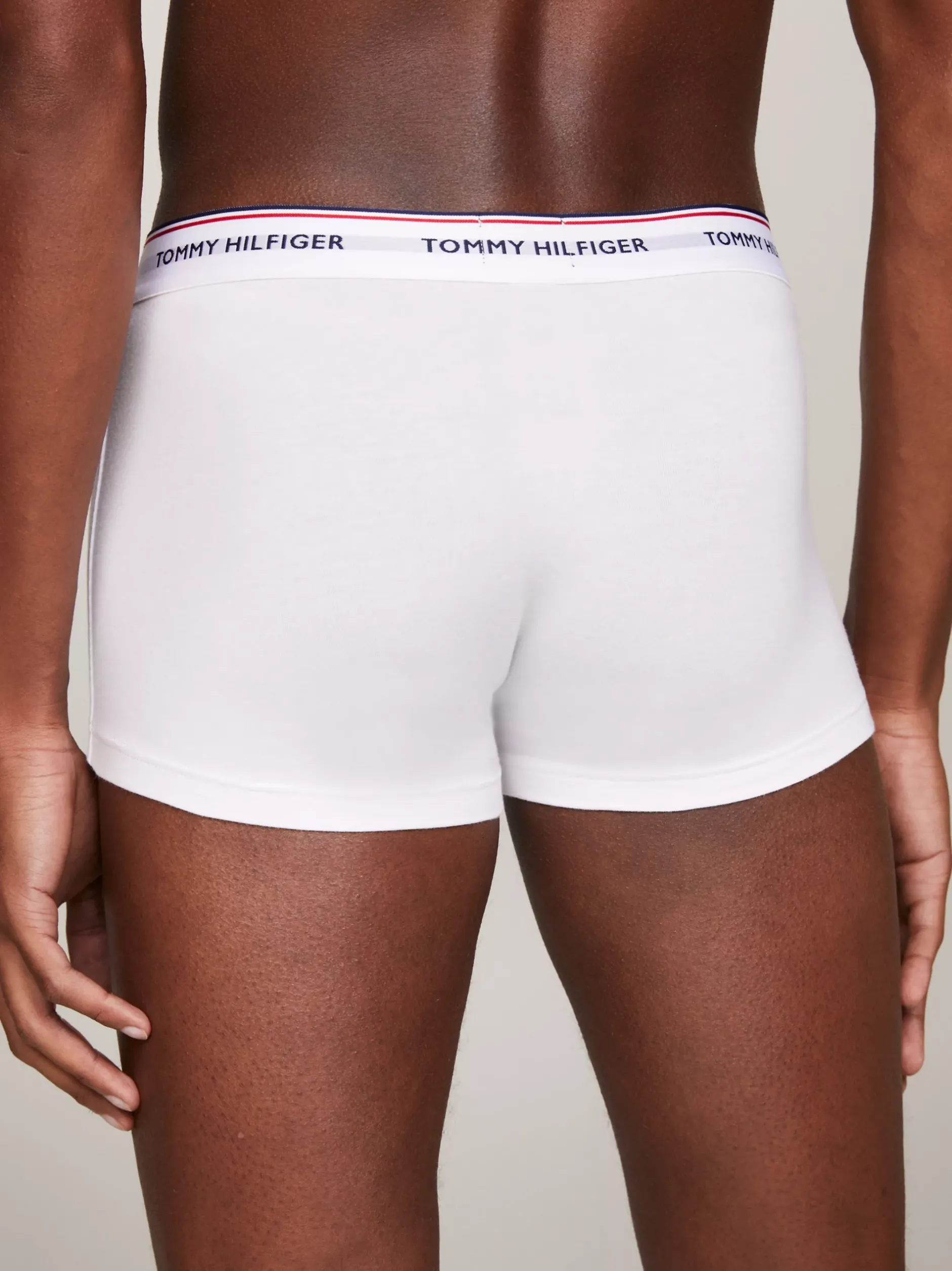 Kąpielówki|Multipacks*Tommy Hilfiger Zestaw 3 Par Obcisłych Bokserek Z Niskim Stanem WHITE