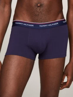 Kąpielówki|Multipacks*Tommy Hilfiger Zestaw 3 Par Obcisłych Bokserek Z Niskim Stanem PEACOAT