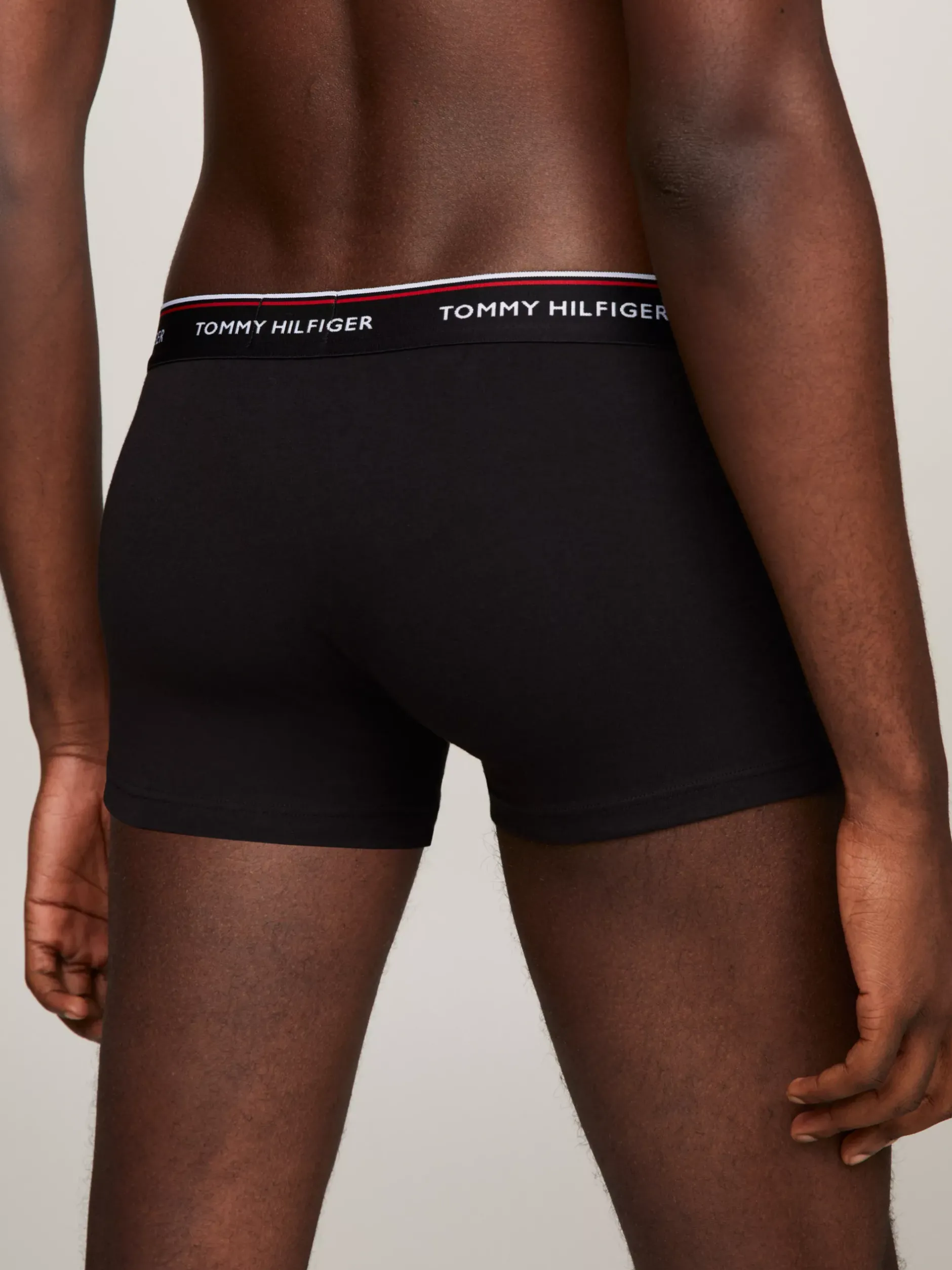 Kąpielówki|Multipacks*Tommy Hilfiger Zestaw 3 Par Obcisłych Bokserek Z Niskim Stanem BLACK