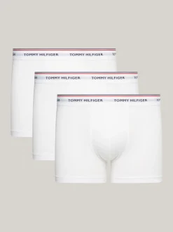 Kąpielówki|Multipacks*Tommy Hilfiger Zestaw 3 Par Obcisłych Bokserek Premium Essential WHITE