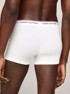 Kąpielówki|Multipacks*Tommy Hilfiger Zestaw 3 Par Obcisłych Bokserek Premium Essential WHITE