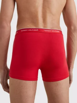 Kąpielówki|Multipacks*Tommy Hilfiger Zestaw 3 Par Obcisłych Bokserek Premium Essential WHITE/TANGO RED/ PEACOAT