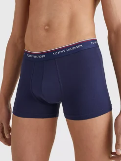 Kąpielówki|Multipacks*Tommy Hilfiger Zestaw 3 Par Obcisłych Bokserek Premium Essential WHITE/TANGO RED/ PEACOAT