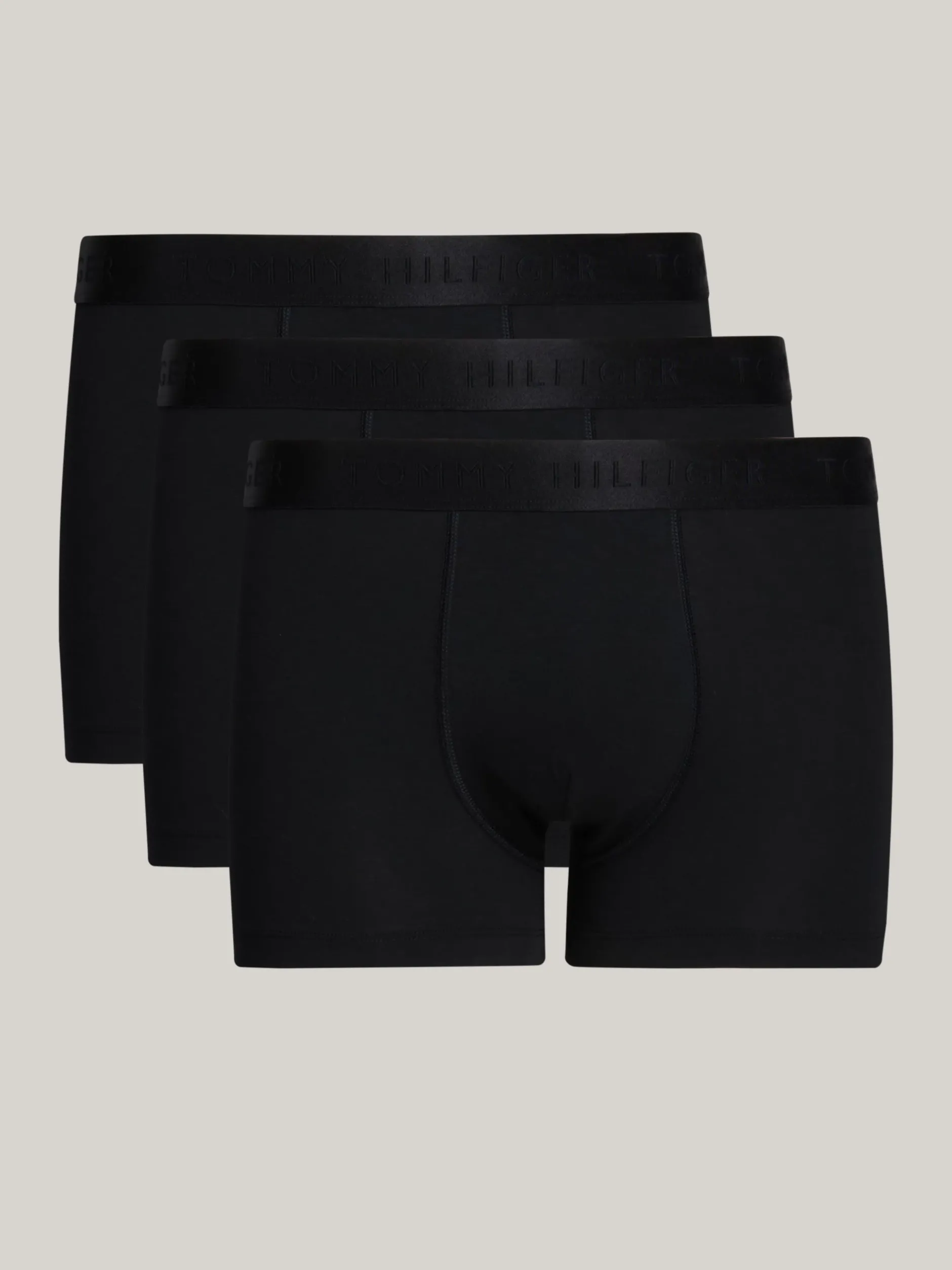 Kąpielówki|Multipacks*Tommy Hilfiger Zestaw 3 Par Obcisłych Bokserek Everyday Lux BLACK/ BLACK / BLACK
