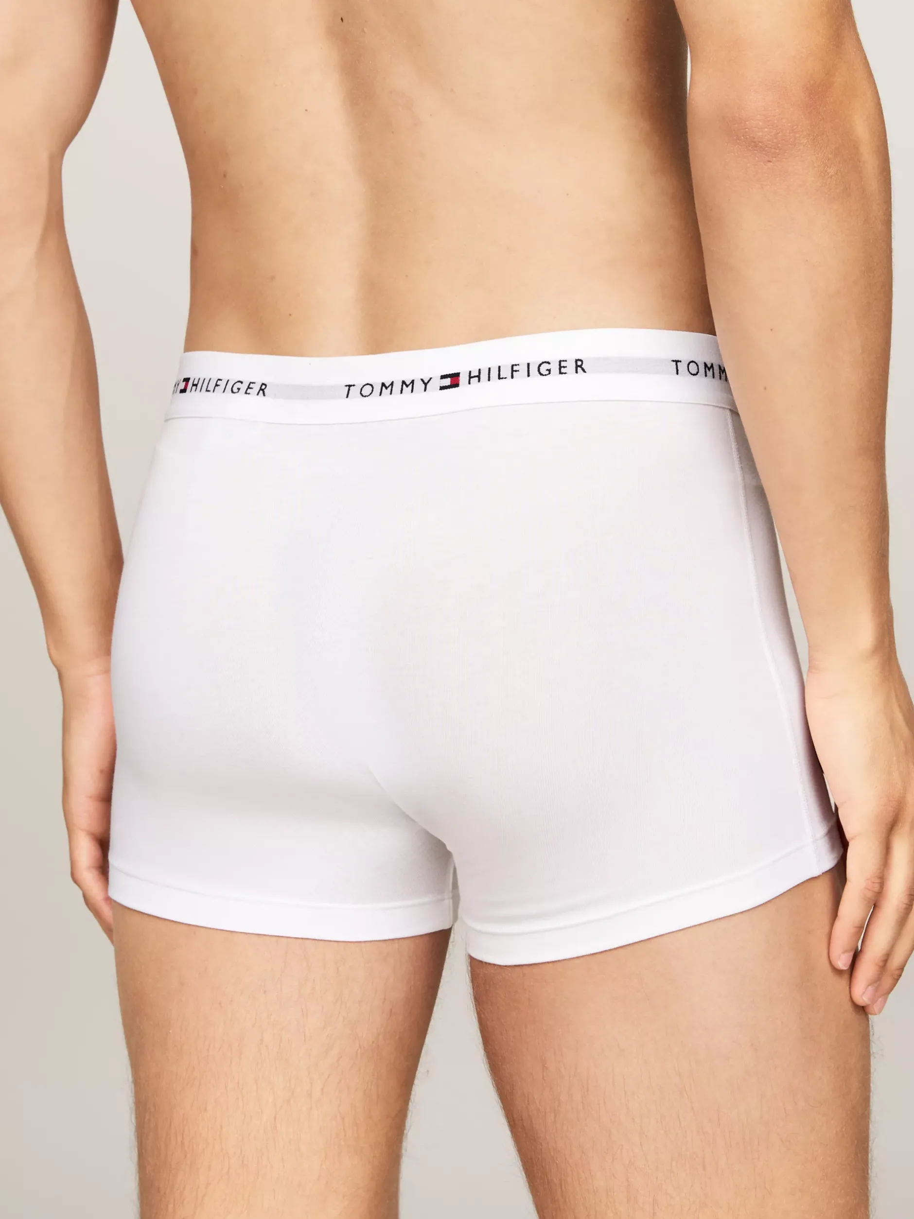 Kąpielówki|Bielizna*Tommy Hilfiger Zestaw 2 Par Obcisłych Bokserek Essential WHITE/WHITE/WHITE