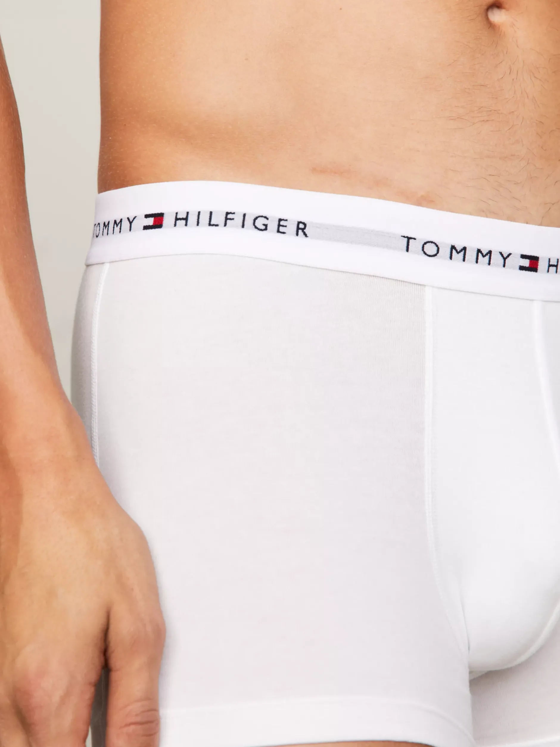 Kąpielówki|Multipacks*Tommy Hilfiger Zestaw 2 Par Obcisłych Bokserek Essential GREY HEATHER/BLACK/WHITE