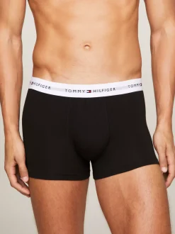 Kąpielówki|Multipacks*Tommy Hilfiger Zestaw 2 Par Obcisłych Bokserek Essential GREY HEATHER/BLACK/WHITE