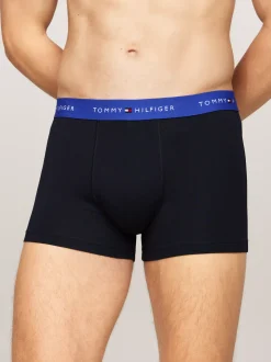 Kąpielówki|Bielizna*Tommy Hilfiger Zestaw 3 Par Obcisłych Bokserek Essential BRIGHT BLUE/DEEP CRIM/DEEP ROUGE