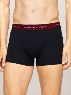 Kąpielówki|Bielizna*Tommy Hilfiger Zestaw 3 Par Obcisłych Bokserek Essential BRIGHT BLUE/DEEP CRIM/DEEP ROUGE