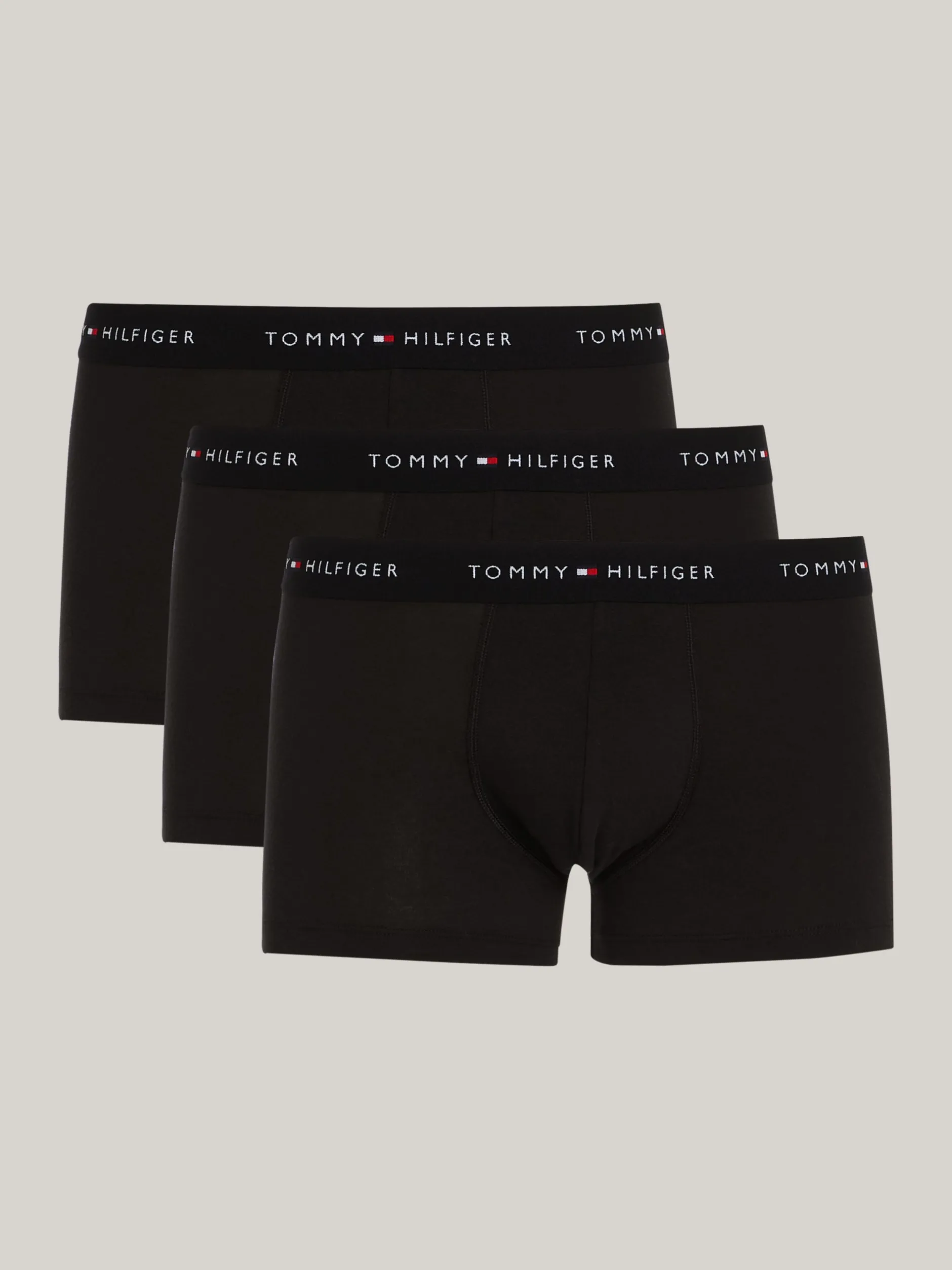 Kąpielówki|Multipacks*Tommy Hilfiger Zestaw 3 Par Obcisłych Bokserek Essential BLACK/ BLACK / BLACK