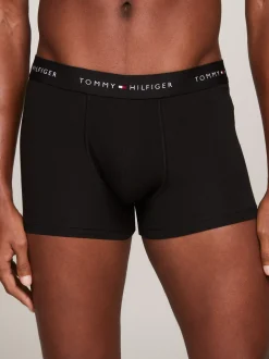 Kąpielówki|Multipacks*Tommy Hilfiger Zestaw 3 Par Obcisłych Bokserek Essential BLACK/ BLACK / BLACK