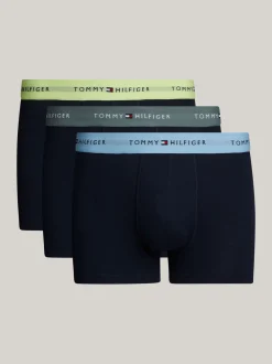 Kąpielówki|Multipacks*Tommy Hilfiger Zestaw 3 Par Obcisłych Bokserek Essential STONEWASH GREEN/FADED LIME/COL BLUE