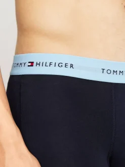 Kąpielówki|Multipacks*Tommy Hilfiger Zestaw 3 Par Obcisłych Bokserek Essential STONEWASH GREEN/FADED LIME/COL BLUE