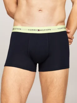 Kąpielówki|Multipacks*Tommy Hilfiger Zestaw 3 Par Obcisłych Bokserek Essential STONEWASH GREEN/FADED LIME/COL BLUE