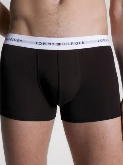 Kąpielówki|Multipacks*Tommy Hilfiger Zestaw 3 Par Obcisłych Bokserek Essential GREY HEATHER/BLACK/WHITE