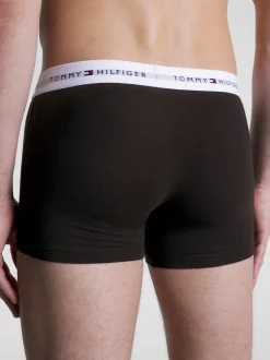 Kąpielówki|Multipacks*Tommy Hilfiger Zestaw 3 Par Obcisłych Bokserek Essential GREY HEATHER/BLACK/WHITE