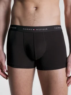 Kąpielówki|Multipacks*Tommy Hilfiger Zestaw 3 Par Obcisłych Bokserek Essential GREY HEATHER/BLACK/WHITE