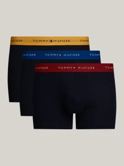 Kąpielówki|Bielizna*Tommy Hilfiger Zestaw 3 Par Obcisłych Bokserek Essential DARK MAGMA/VIB INDIGO/CITY YELLOW