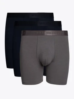 Bielizna*Tommy Hilfiger Zestaw 3 Par Obcisłych Bokserek Z Logo DESERT SKY/DARK ASH/DES SKY