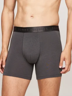 Bielizna*Tommy Hilfiger Zestaw 3 Par Obcisłych Bokserek Z Logo DESERT SKY/DARK ASH/DES SKY