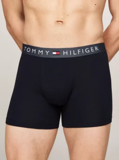 Bielizna*Tommy Hilfiger Zestaw 3 Par Obcisłych Bokserek TH Original BREEZY BLUE/PRI RED/MIL DENIM
