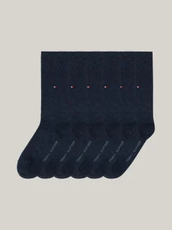 Skarpetki*Tommy Hilfiger Zestaw 6 Par Skarpet Z Bawełny Ze Stretchem JEANS