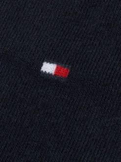 Skarpetki & Rajstopy*Tommy Hilfiger Zestaw 2 Par Skarpet Z Wyhaftowaną Flagą MIDNIGHT BLUE