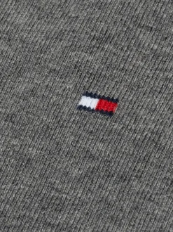 Skarpetki & Rajstopy*Tommy Hilfiger Zestaw 2 Par Skarpet Z Wyhaftowaną Flagą MIDDLE GREY MELANGE