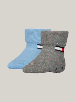 Dziewczynki|Chłopcy*Tommy Hilfiger Zestaw 2 Par Skarpetek GREY / BLUE