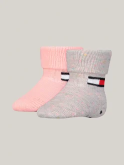 Dziewczynki|Chłopcy*Tommy Hilfiger Zestaw 2 Par Skarpetek PINK COMBO