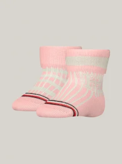 Dziewczynki|Chłopcy*Tommy Hilfiger Zestaw 2 Par Skarpetek PINK COMBO