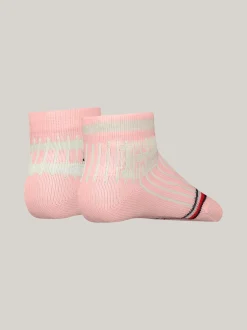 Dziewczynki|Chłopcy*Tommy Hilfiger Zestaw 2 Par Skarpetek PINK COMBO