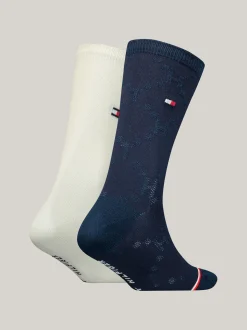 Bielizna & Skarpetki|Underwear & Socks*Tommy Hilfiger Zestaw 2 Par Skarpetek Classics Z Monogramem NAVY