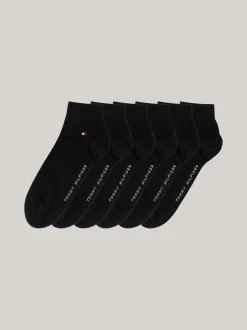 Skarpetki*Tommy Hilfiger Zestaw 6 Par Skarpetek Do Kostki BLACK