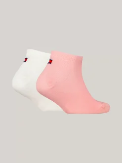 Bielizna & Skarpetki|Underwear & Socks*Tommy Hilfiger Zestaw 2 Par Skarpetek Sportowych Z Mankietem PINK COMBO