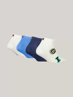 Bielizna & Skarpetki|Underwear & Socks*Tommy Hilfiger Zestaw 4 Par Skarpetek Sportowych Z Logo NAVY BLUE