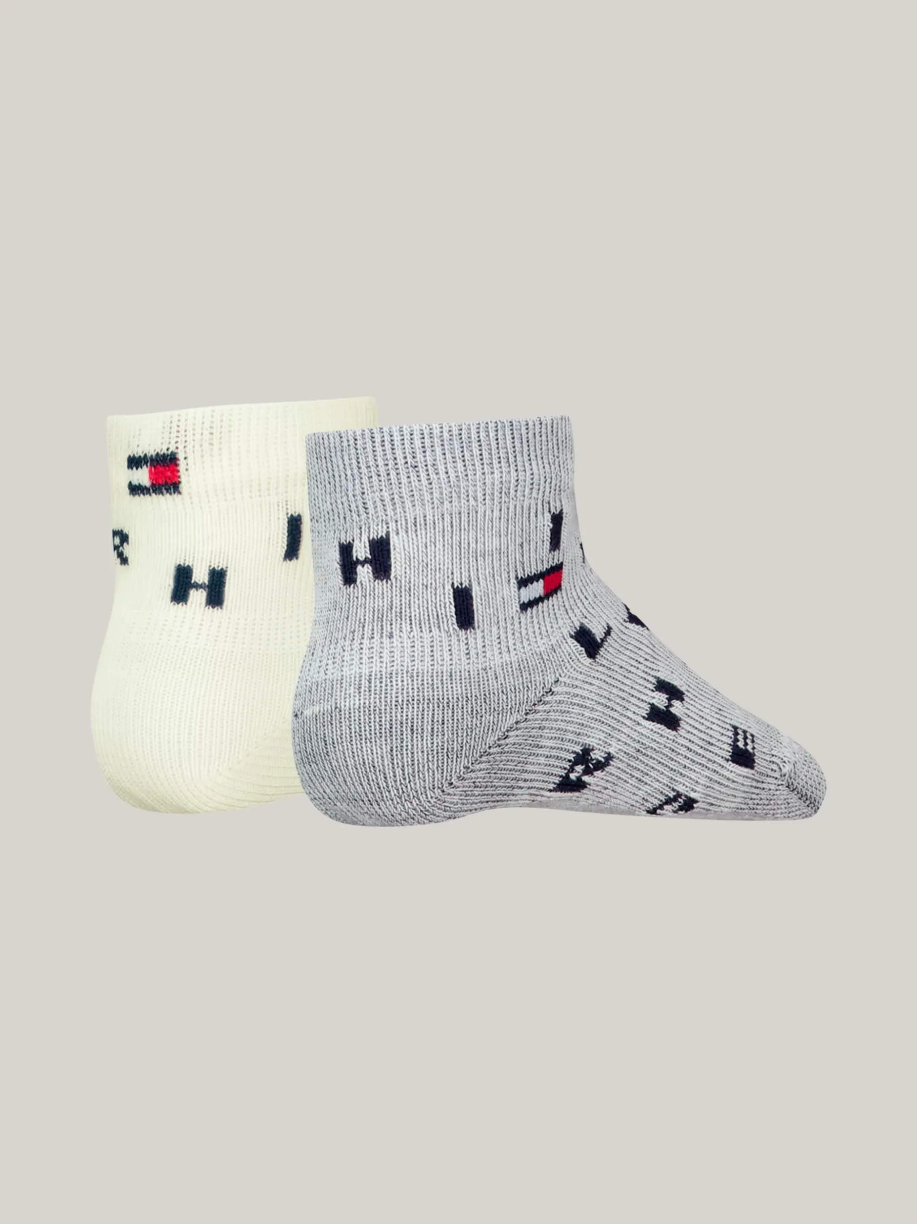 Bielizna & Skarpetki|Underwear & Socks*Tommy Hilfiger Zestaw 2 Par Skarpetek W Litery BLUE COMBO