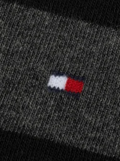 Skarpetki*Tommy Hilfiger Zestaw 2 Par Skarpetek W Paski Rugby BLACK