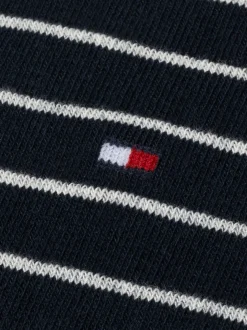 Skarpetki & Rajstopy*Tommy Hilfiger Zestaw 2 Par Skarpetek W Paski MIDNIGHT BLUE