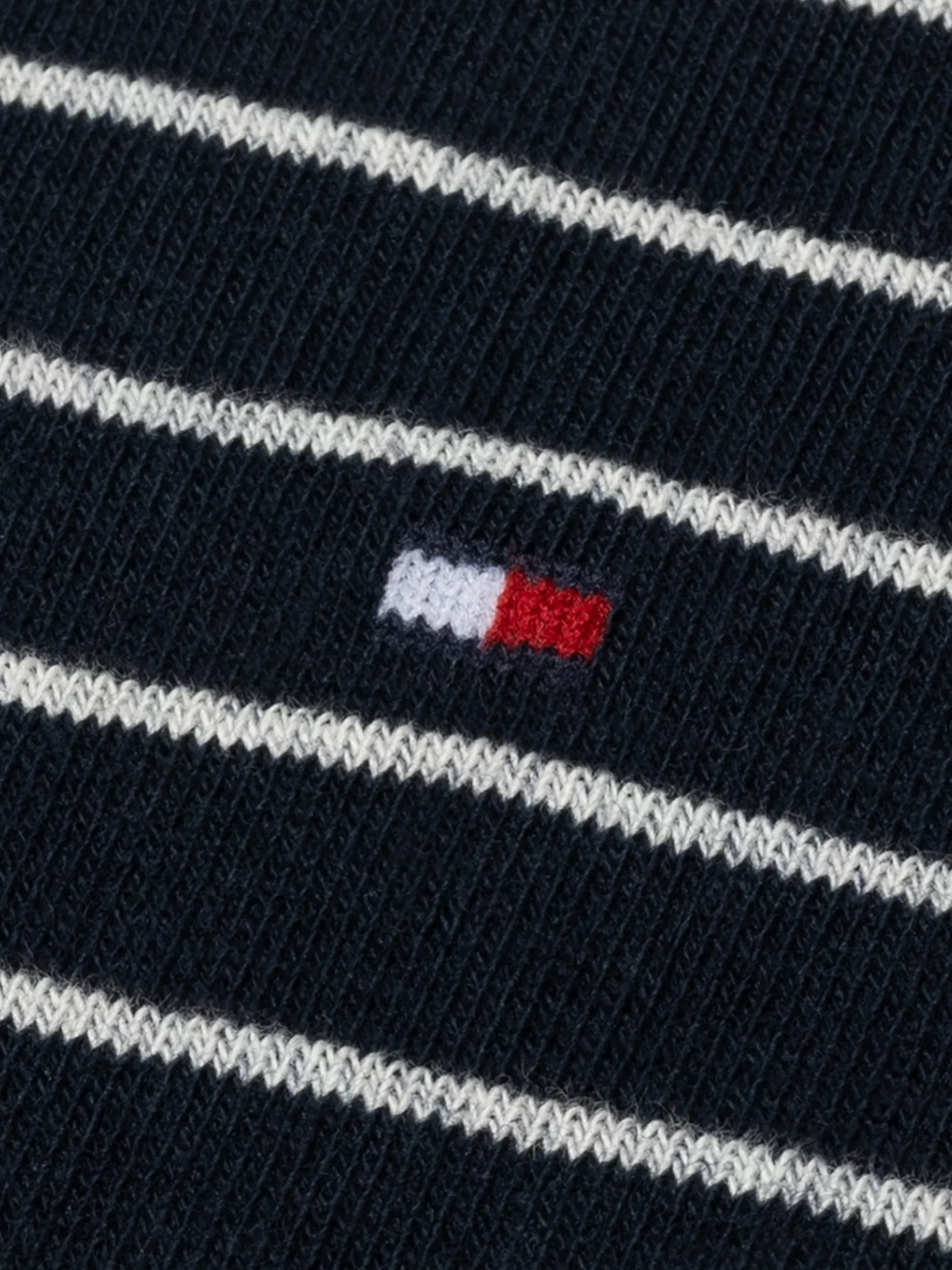 Skarpetki & Rajstopy*Tommy Hilfiger Zestaw 2 Par Skarpetek W Paski MIDNIGHT BLUE