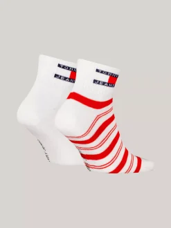 Skarpetki|Skarpetki & Rajstopy*Tommy Hilfiger Zestaw 2 Par Skarpetek Z Logo RED / WHITE