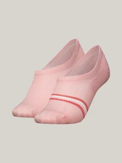 Skarpetki & Rajstopy*Tommy Hilfiger Zestaw 2 Par Skarpetek-stópek W Paski PINK