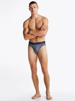Obcisłe Bokserki|Bielizna*Tommy Hilfiger Zestaw 3 Par Slipów TH Original Z Wzorem STRIPE/BLUE HEATHER