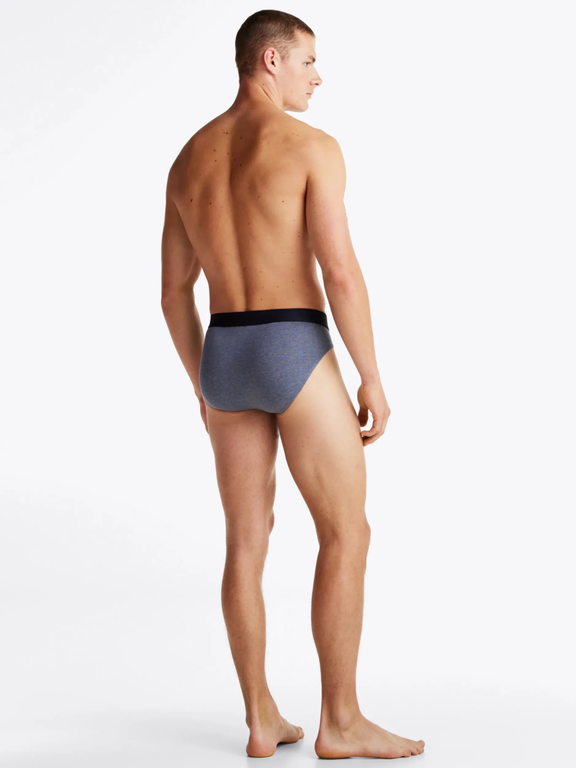 Obcisłe Bokserki|Bielizna*Tommy Hilfiger Zestaw 3 Par Slipów TH Original Z Wzorem STRIPE/BLUE HEATHER