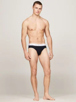 Obcisłe Bokserki|Bielizna*Tommy Hilfiger Zestaw 5 Par Slipów Z Logo WHITE/VIB INDIGO/DARK MAG/DES SKY